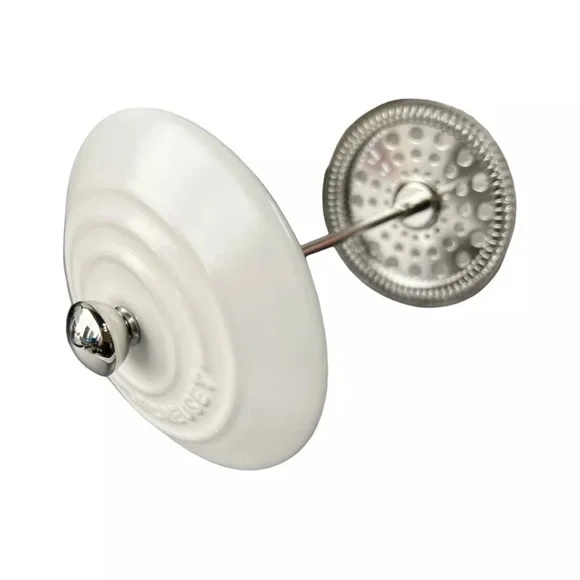 NEW IN BOX Le Creuset French Press Coffee Tea Maker in Cotton White - Picture 2 of 4